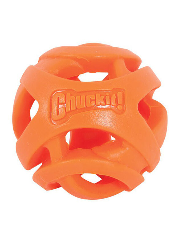 

Petmate Chuckit Breathe Right Dog Fetch Ball, Medium, Orange