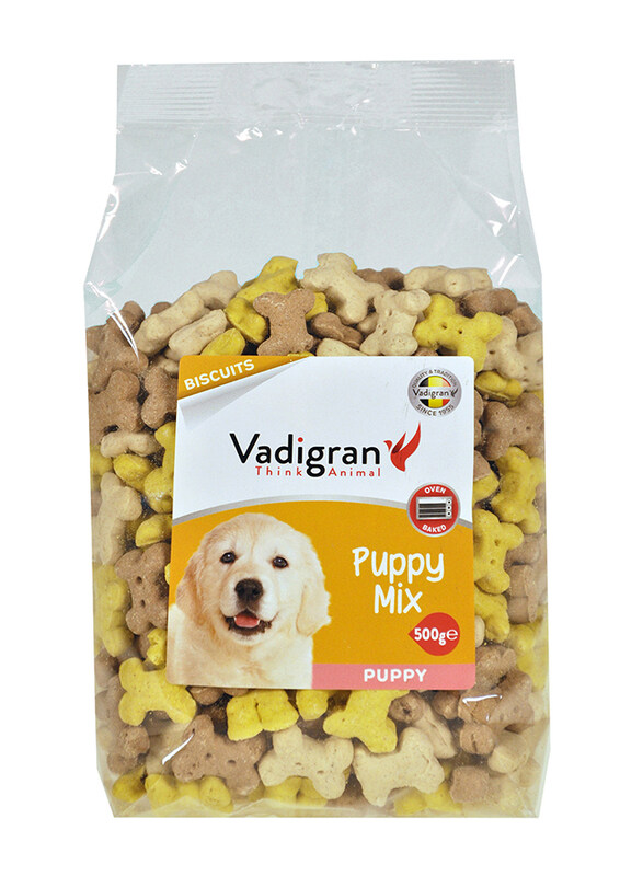 

Vadigran Snack Puppy Mix Biscuits Dog Dry Food, 500g