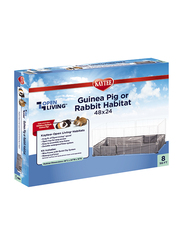 Kaytee Open Living Guinea Pig or Rabbit Habitat, White