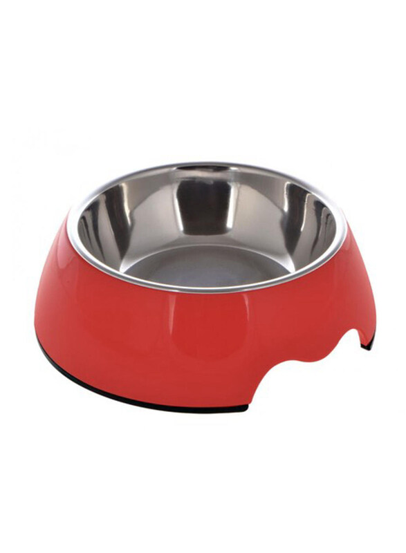 

Nutrapet 1400ml Melamine Round Bowl, Extra Large, Red