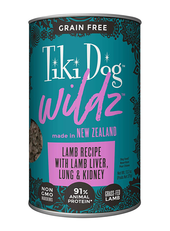 

Tiki Dog Wildz Wet Dog Food Lamb - 13.2 oz. can