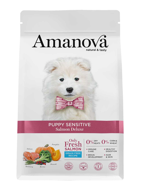 Amanova Dry Puppy Sensitive Salmon Deluxe, 2 Kg