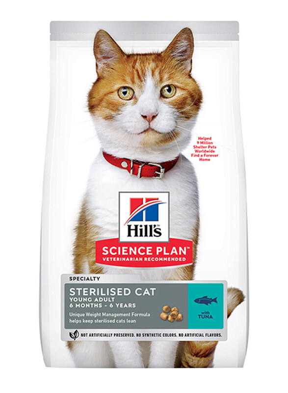 

Hill's Science Plan Sterilised Cat Young Adult Tuna Cat Dry Food, 1.5 Kg