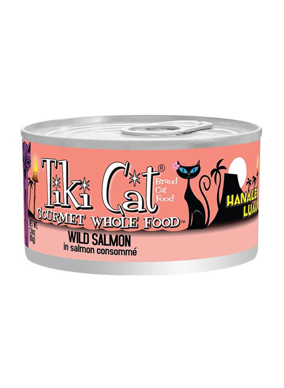 

Tiki Cat Luau Wet Cat Food Hanalei Luau Salmon - 2.8 oz. can