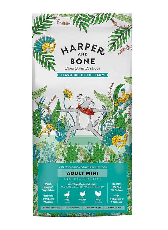 Harper & Bone Adult Dog Mini Flavours Farm, 1.5 Kg