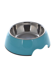 Nutrapet 350ml Melamine Round Bowl, Medium, Sky Blue