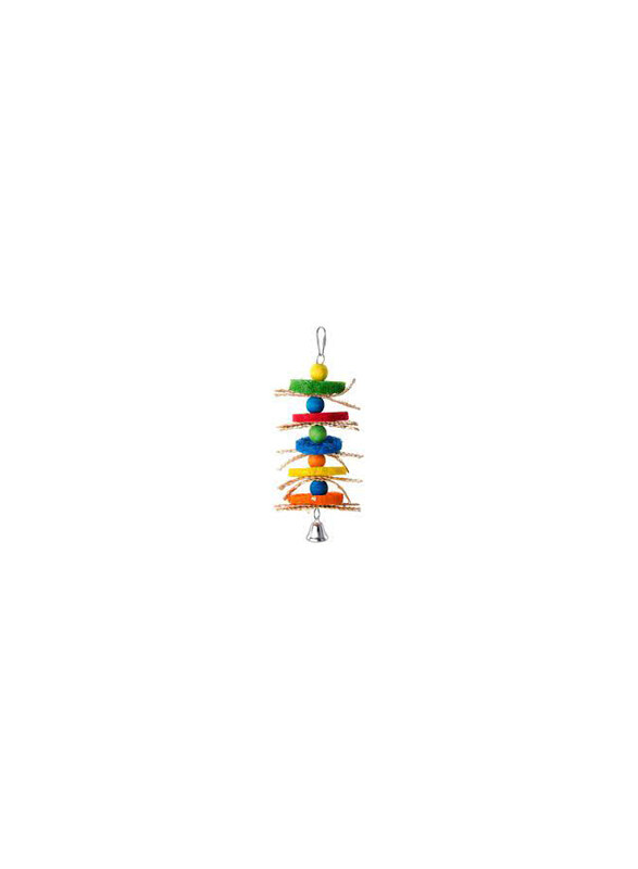 

Nutra Pet Hanging Bird Toy, 28 x 11cm, Multicolour