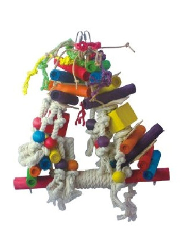 

Nutrapet Hanging Bird Toy, 00841, Multicolour