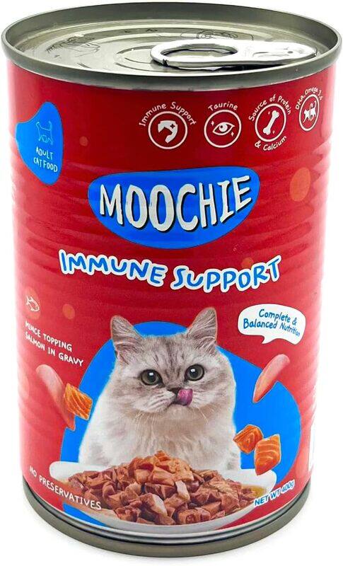 

Moochie Mince With Salmon Cat Wet Food Can 400g-Pack of 6