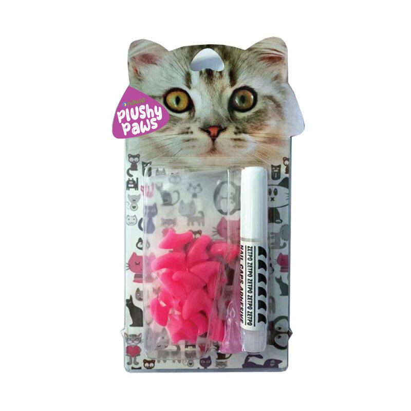 

Nutrapet Plushy Paws Nail Caps, Medium, Princess Pink #21