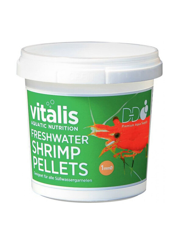 

Vitalis Freshwater Shrimp Pellets Fish Dry Food, 1mm, Extra Small, 70g