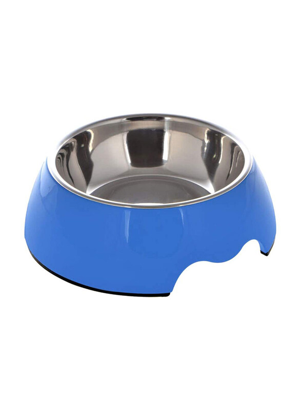 

Nutrapet 700ml Melamine Round Bowl, Large, Blue