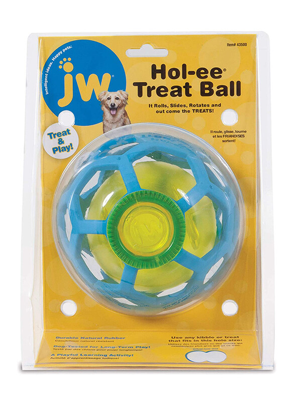 

JW Pet Hol-ee Treat Ball Dog Chew Puzzle, Blue