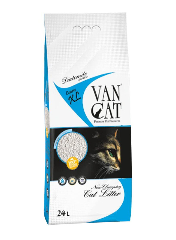 

Van Cat Diatomite Cat Litter, 24 Litre, White