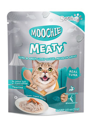 Moochie Tuna & Green Lipped Mussel Recipe In Gravy Cat Wet Food, 12 x 70g