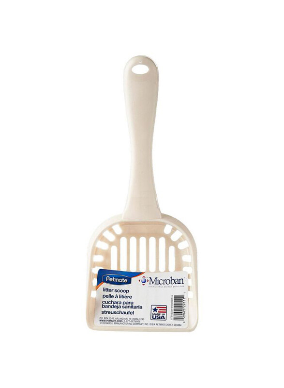 

Petmate Litter Scoop with Microban, Large, Bleached Linen