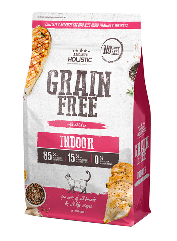 

Absolute Holistic Grain Free Indoor Chicken Dry Cat Food, 4.54 Kg
