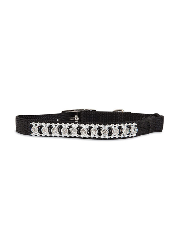 

Petmate Bling Elastic Cat Collar, Black