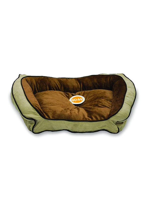 

K&H Bolster Couch Pet Bed, Small, Mocha/Tan