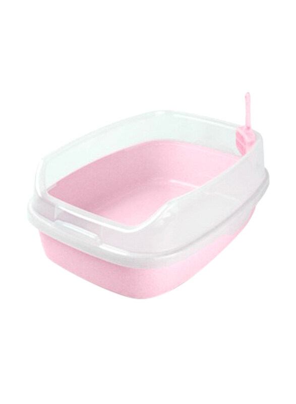 

Nutra Pet Cat Toilet Deodorized Cat Litter Box, XL, Pink