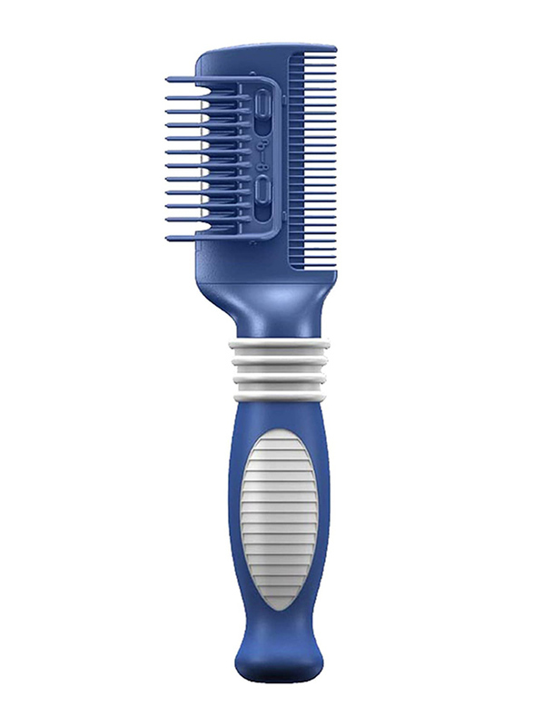 Four Paws 3-in-1 Knot Away Grooming Tool for Dogs, Blue