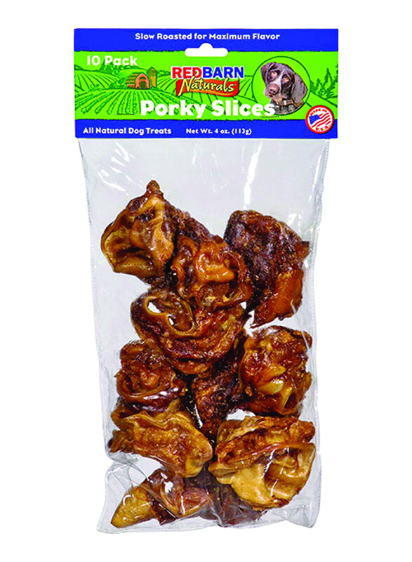 

Red Barn Porky Slices Chews Dog Dry Food, 10 Chews, 113.4g