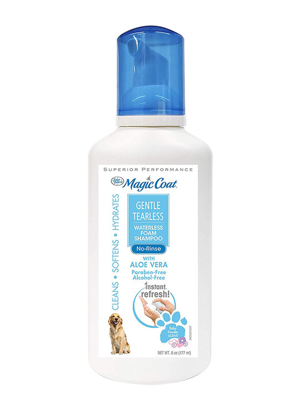 

Four Paws Magic Coat Tear Free Waterless Foam Dog Shampoo, 177ml, White