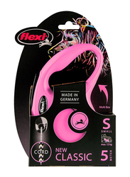 Flexi New Classic Cord Leash, Extra Small, 5m, Pink