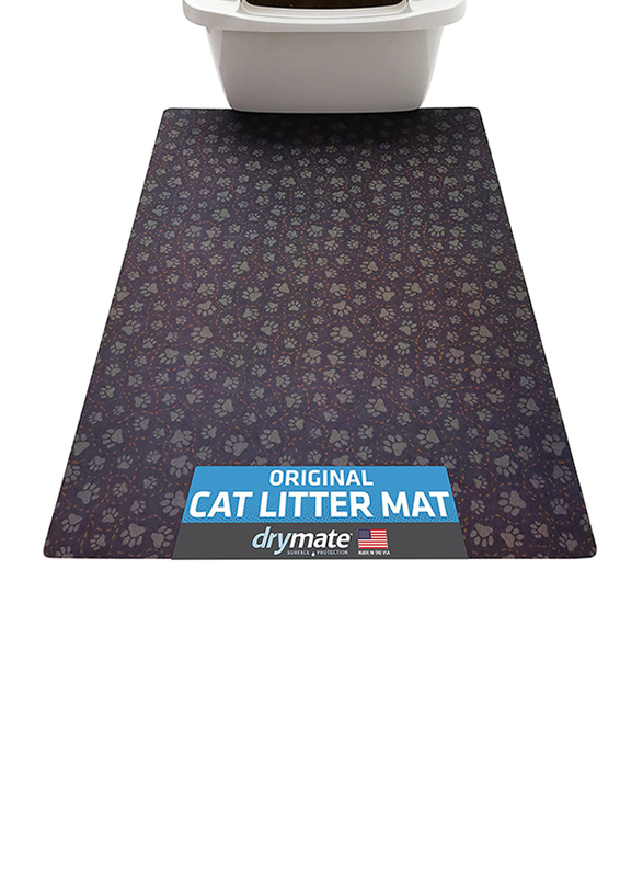 DryMate Paw Path Cats Litter Mat, 51 x 71cm, Multicolour
