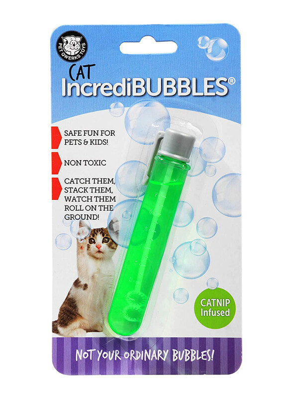 

Petmate Kitty Incredibubbles Cat Toy, One Size, Green