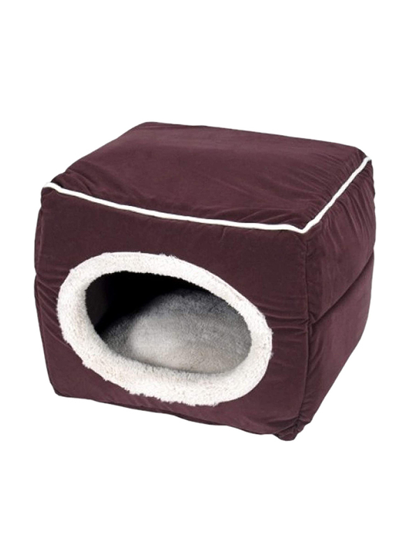 Coastal CatNap Convertible for Cat, Brown/White