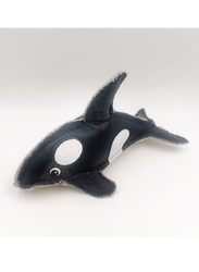 NutraPet The Largest Whale for Dog, One Size, Black/White
