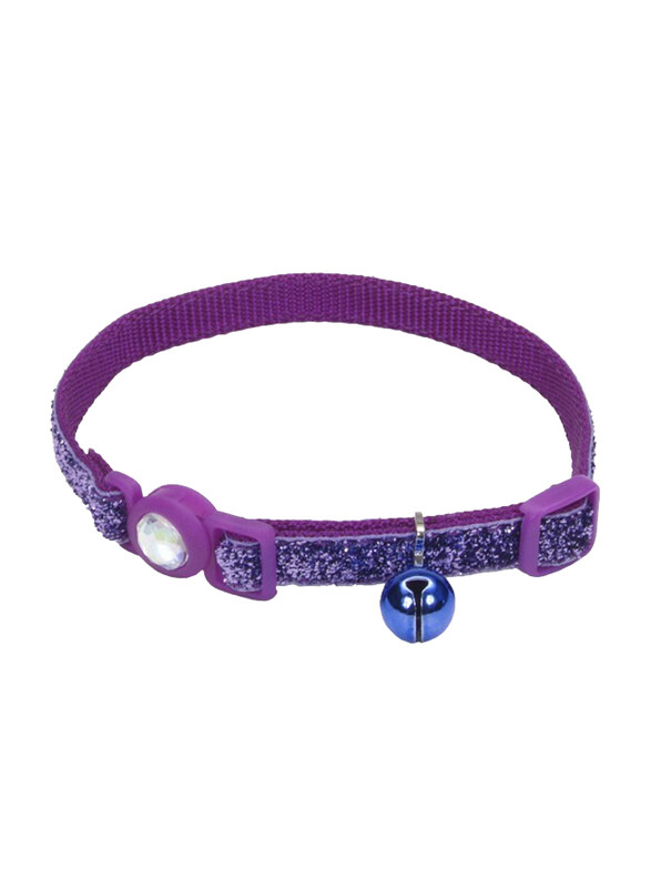 

Coastal Safe Adjustable Breakaway Cat Collar, Purple