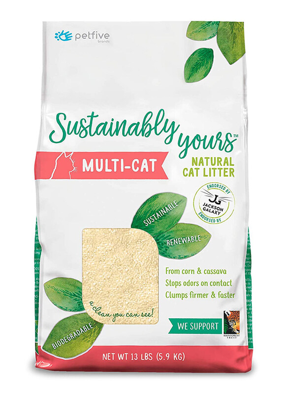 

Sustainably Yours Natural Cat Litter, White