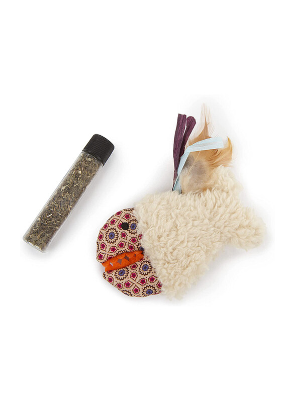 

Petlinks Fresh Catch Refillable Catnip Cat Toy, Brown
