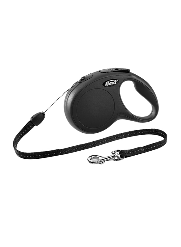 Flexi Standard Tape Leash, Medium, 5m, Black