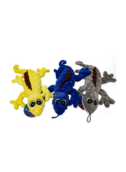 Plush Pet Lizard Dog Toy, Multicolour