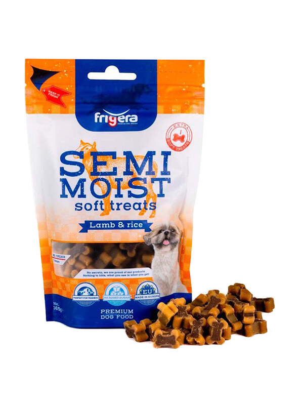 

Frigera Semi-Moist Soft Treats Lamb & Rice Dog Dry Food, 165g