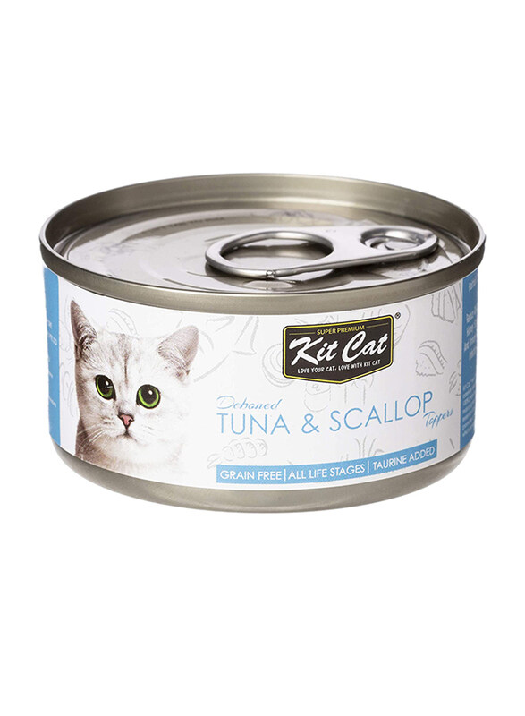 

Kit Cat Tuna & Scallop Wet Cat Food, 80g
