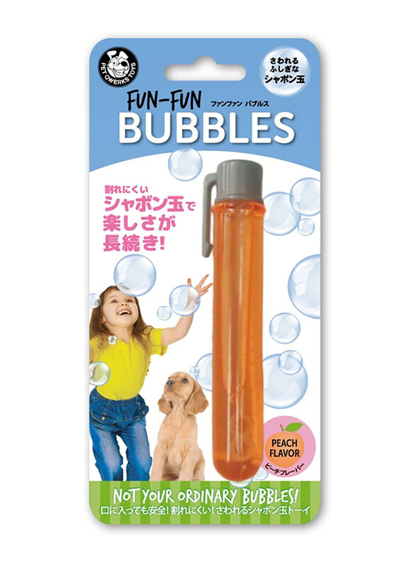 

Petmate Incredibubbles Interactive Dogs & Cats Toys, One Size, Orange