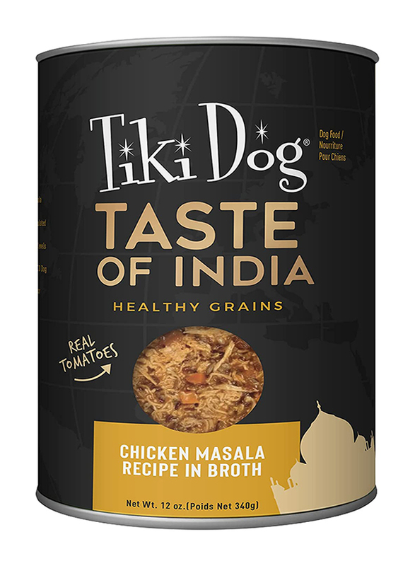 Tiki Dog Taste of India! Chicken Masala Dog Wet Food, 12oz