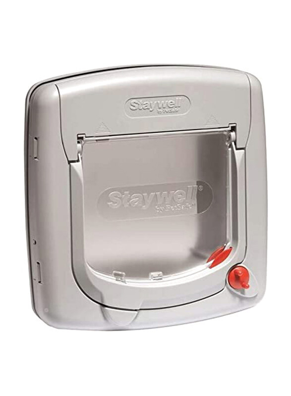 

PetSafe 4 Way Staywell Locking Deluxe Cat Flap, Grey