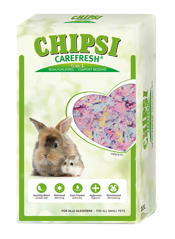 

Rettenmaier 10-Liters Carefresh Pet Bedding Confetti Animal Bedding, Multicolour