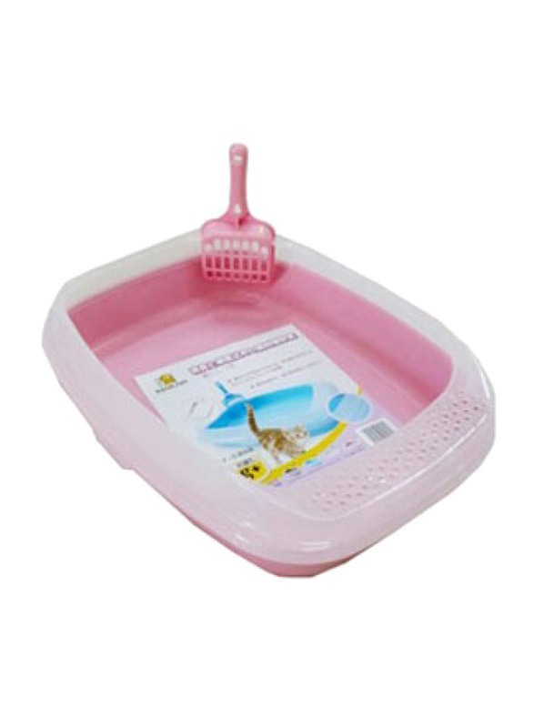 Nutra Pet Cat Toilet Little Cat Litter Box, Pink