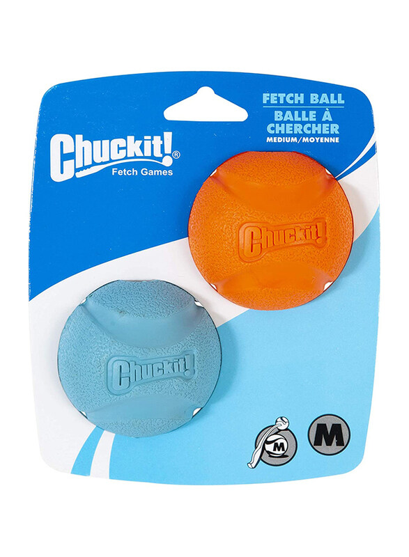 

Chuckit! Fetch Ball, 2 Pieces, Medium, Multicolour