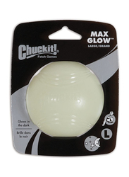 Petmate Chuckit! Max Glow Ball, Large, White