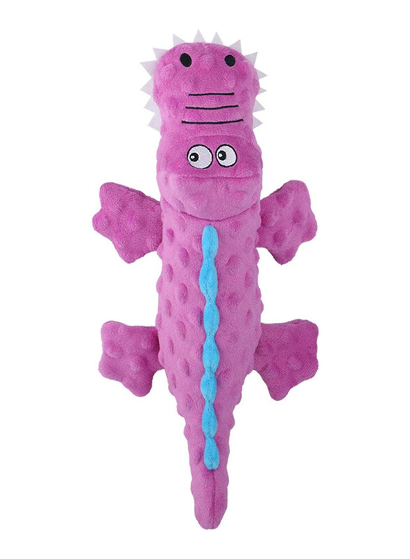 

Plush Pet Crazy Gators Dog Toy, Multicolour