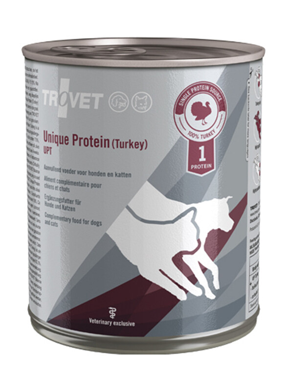 

Trovet Unique Protein Turkey Cat & Dog Wet Food, 400g