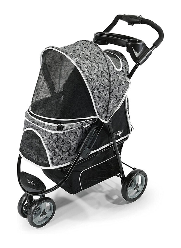 

Petmate Gen7Pets Promenade Small Pet Stroller, One Size, Black