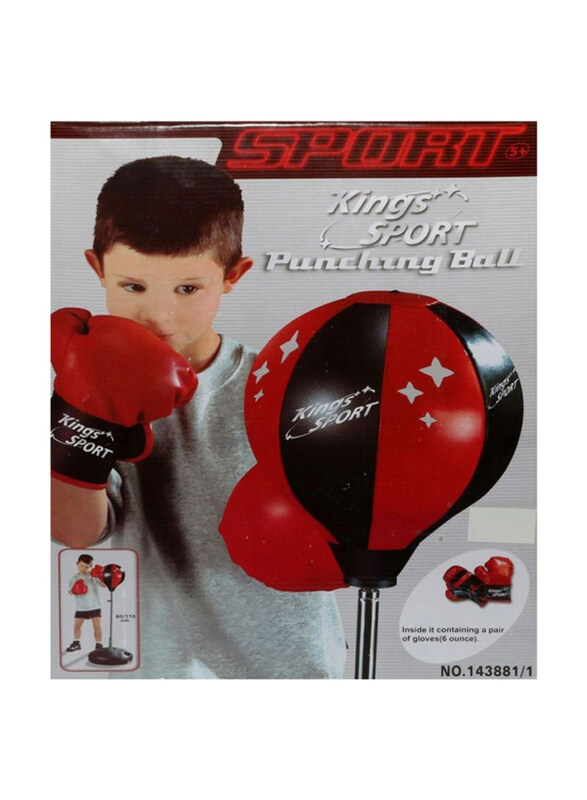 

Sport Kings Sport Punching Ball With Gloves, Ages 5+, Multicolour